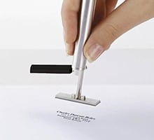 Ручка с встроенной печатью на заказ